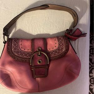 Pink Coach Hobo Embellishments